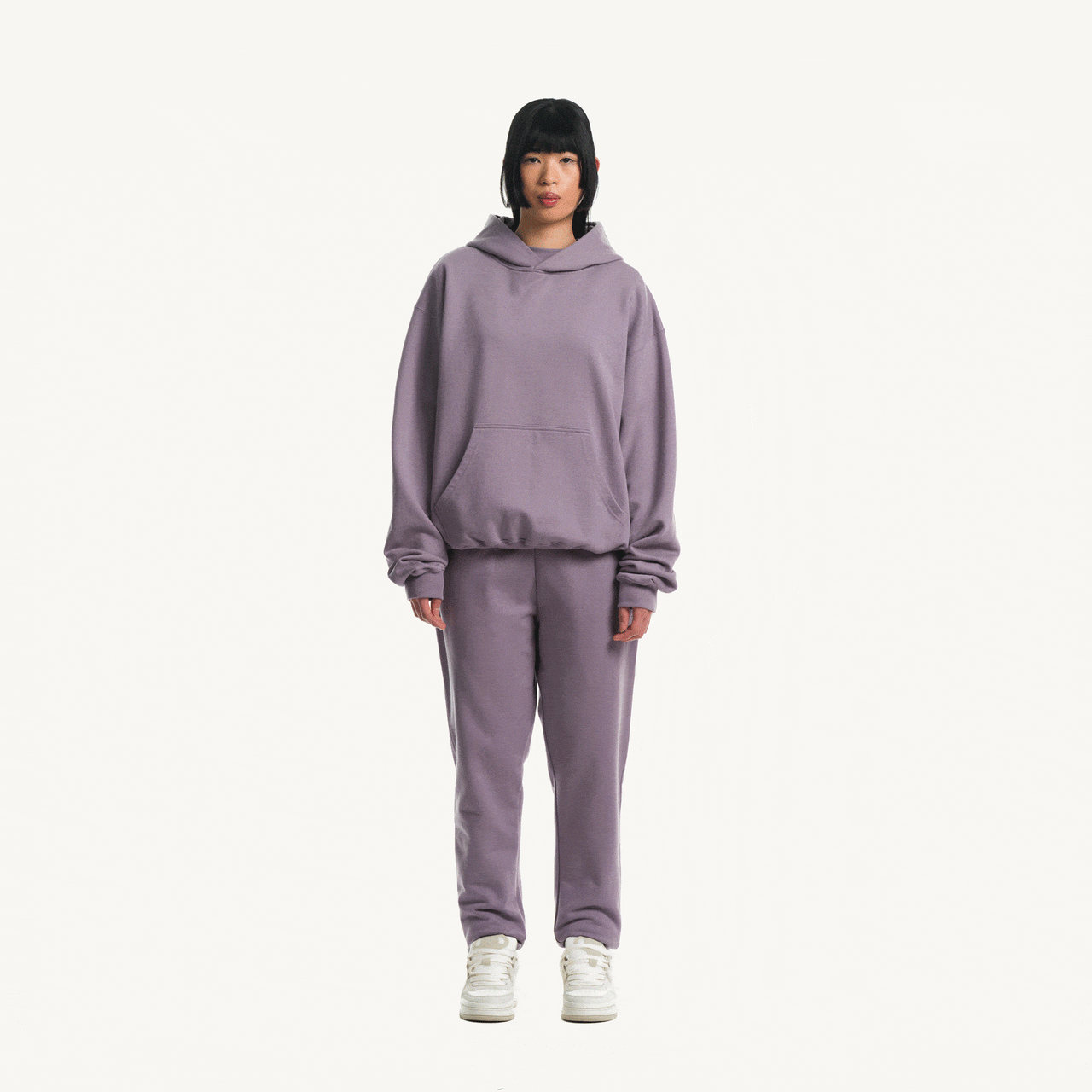 Purple Oversized Hoodie