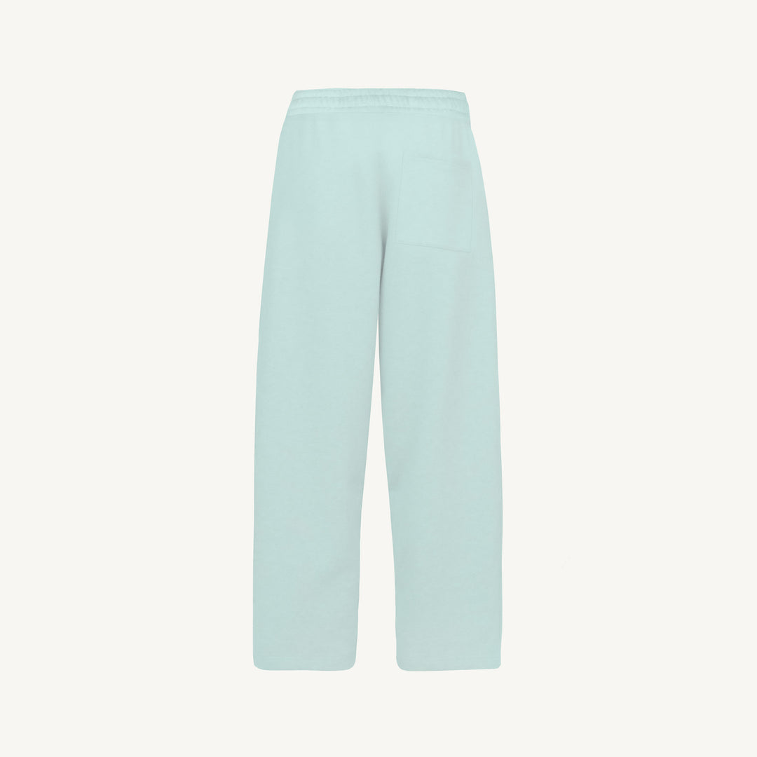 Cold Blue Straight-Leg Relaxed Sweatpants