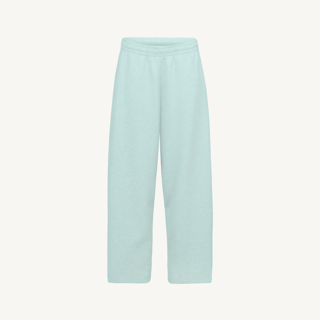 Cold Blue Straight-Leg Relaxed Sweatpants