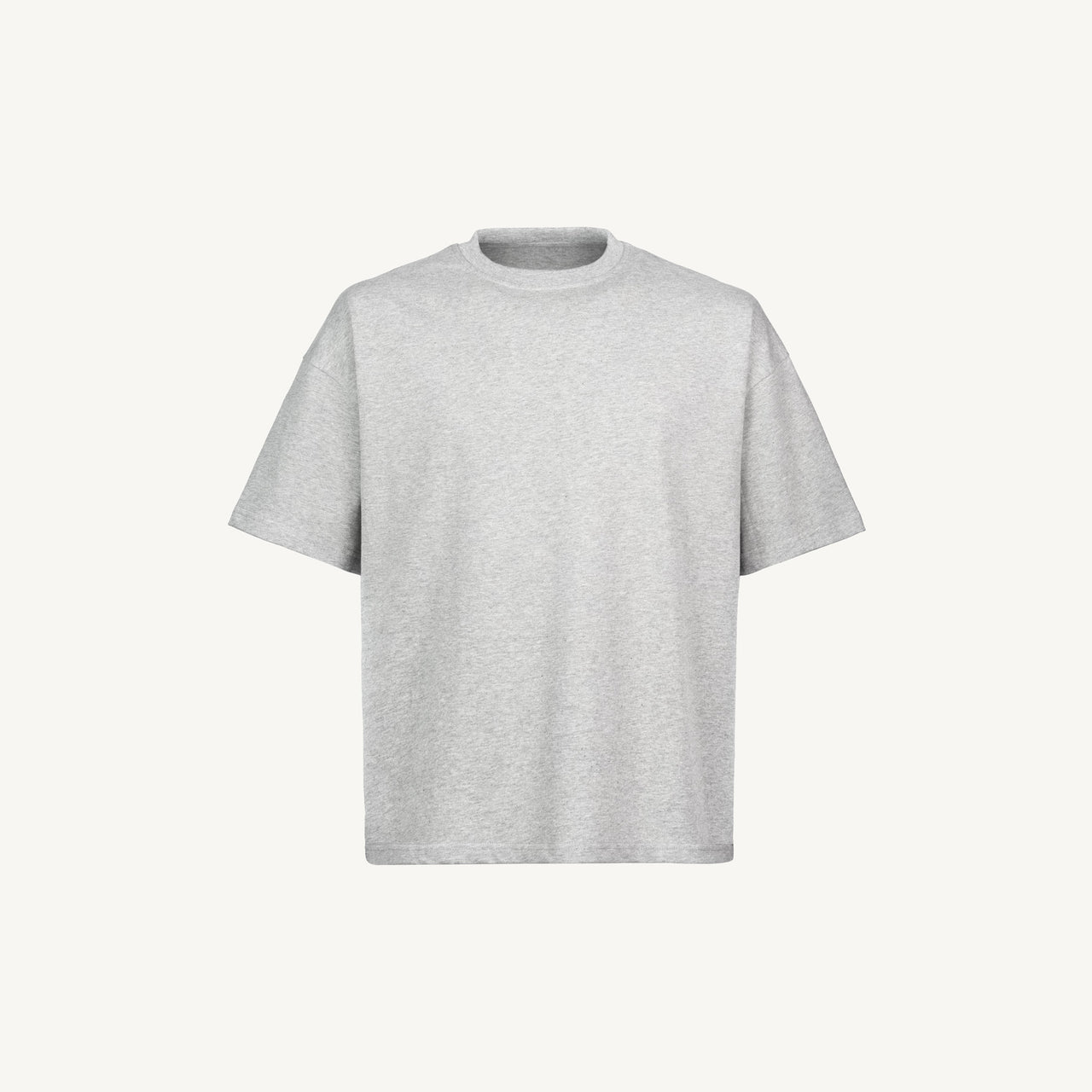Light Grey Oversized Boxy T-Shirt