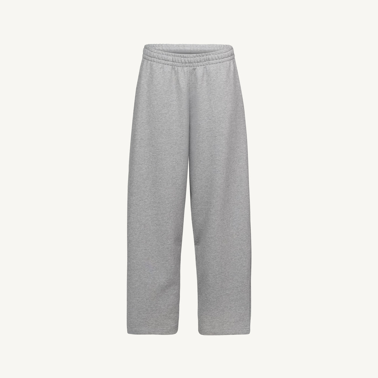 Grey Marl Straight-Leg Relaxed Sweatpants