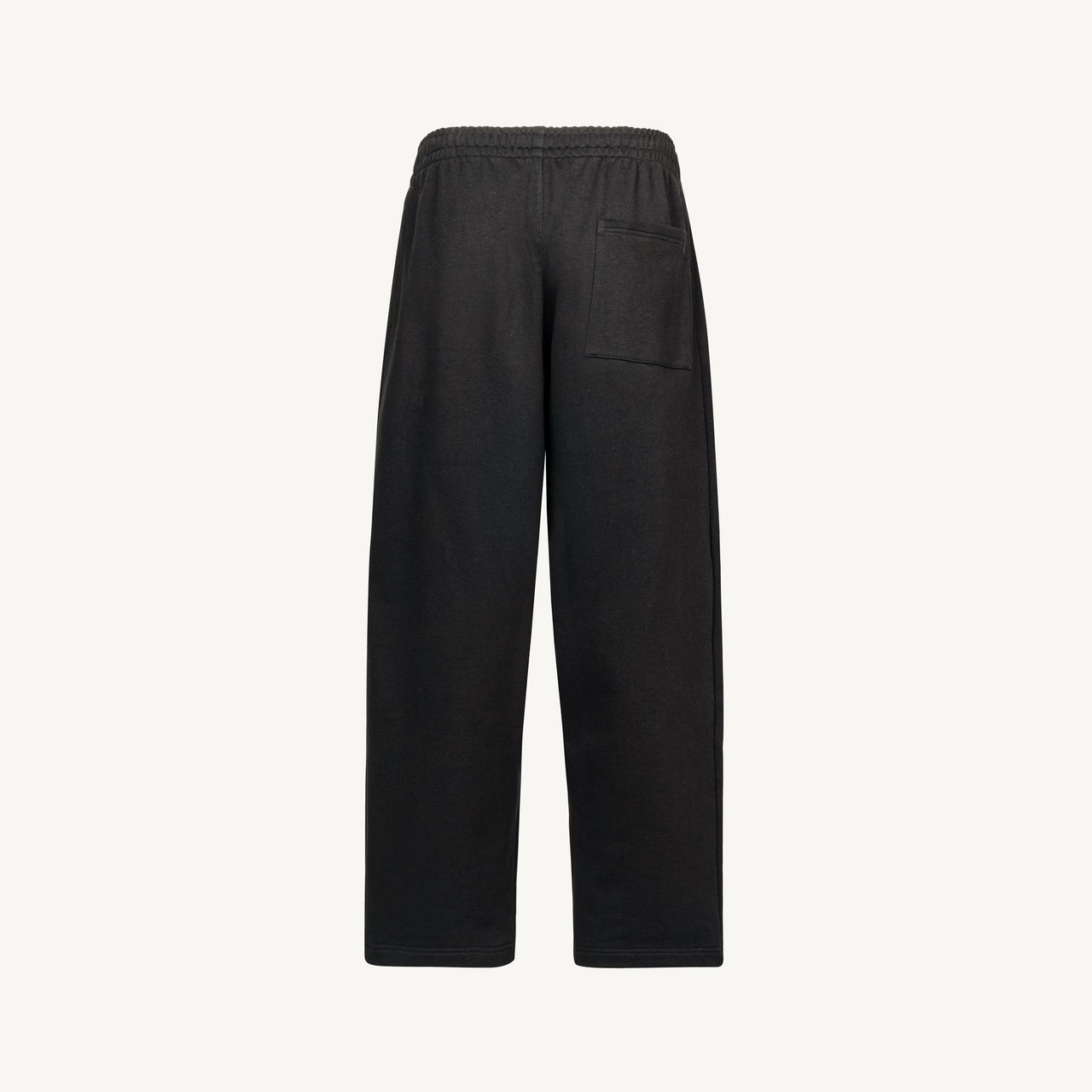 Vintage Black Straight-Leg Relaxed Sweatpants
