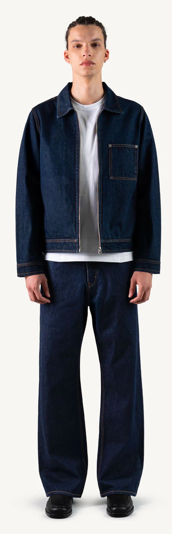 Raw Blue Relaxed Denim Jacket