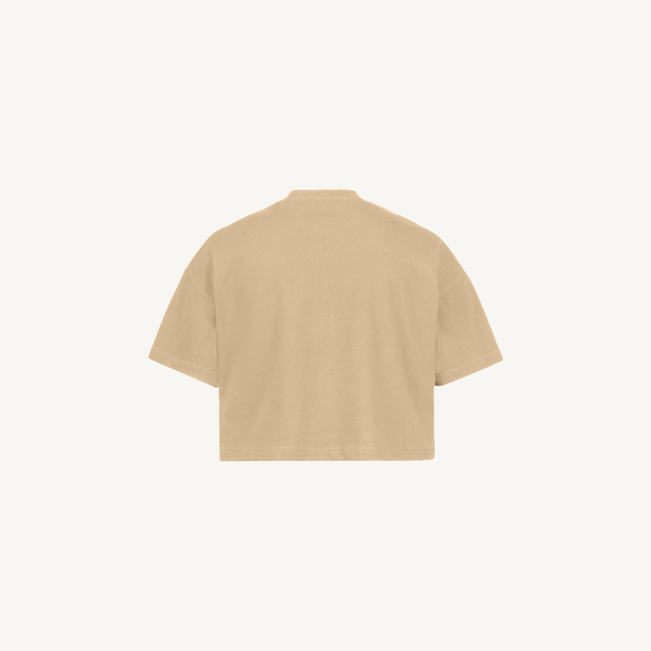 Croissant Cropped Oversized T-Shirt