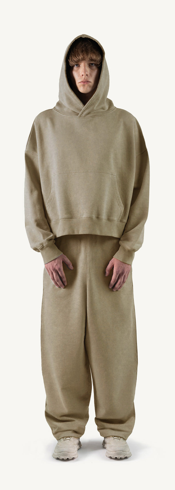 Vintage Dune Straight-Leg Baggy Sweatpants